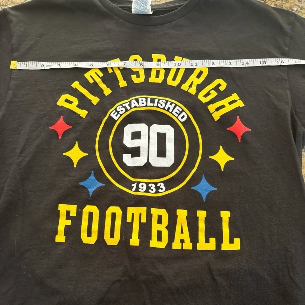 PITTSBURGH FOOTBALL WATT 90 BLACK TEE SHIRT SIZE LADIES MEDIUM - Picture 8 of 11